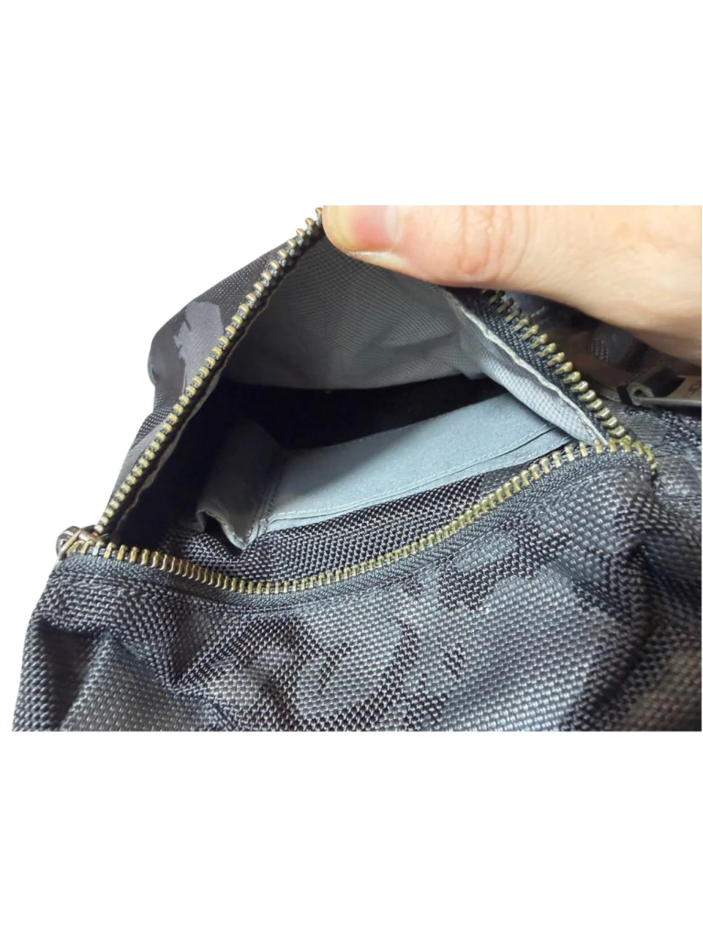 TUMI Dalston Ashwin Tote Black Camo Crossbody Shoulder Travel Work Bag